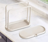 FlexiDry – Afneembare Doek- & Sponshouder voor Spoelbak en Badkamer