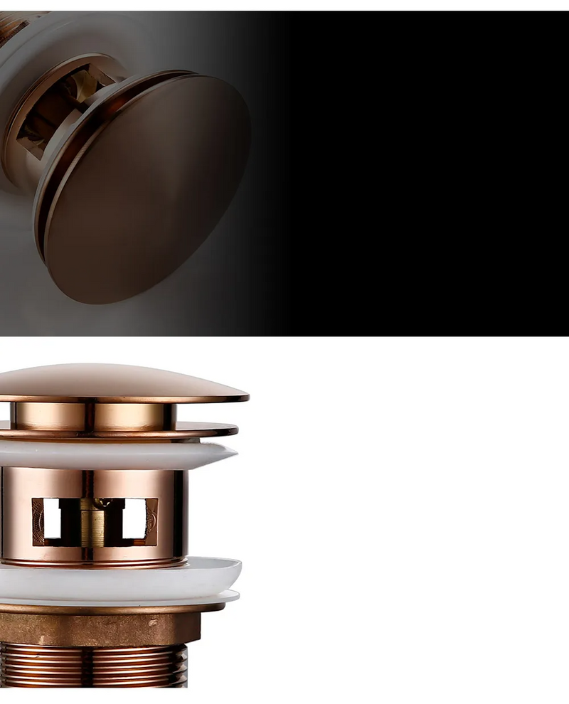 Bagnolux Roségouden Wastafel Afvoer