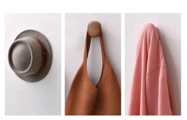 NordicPebble Massief Houten Wandhaak