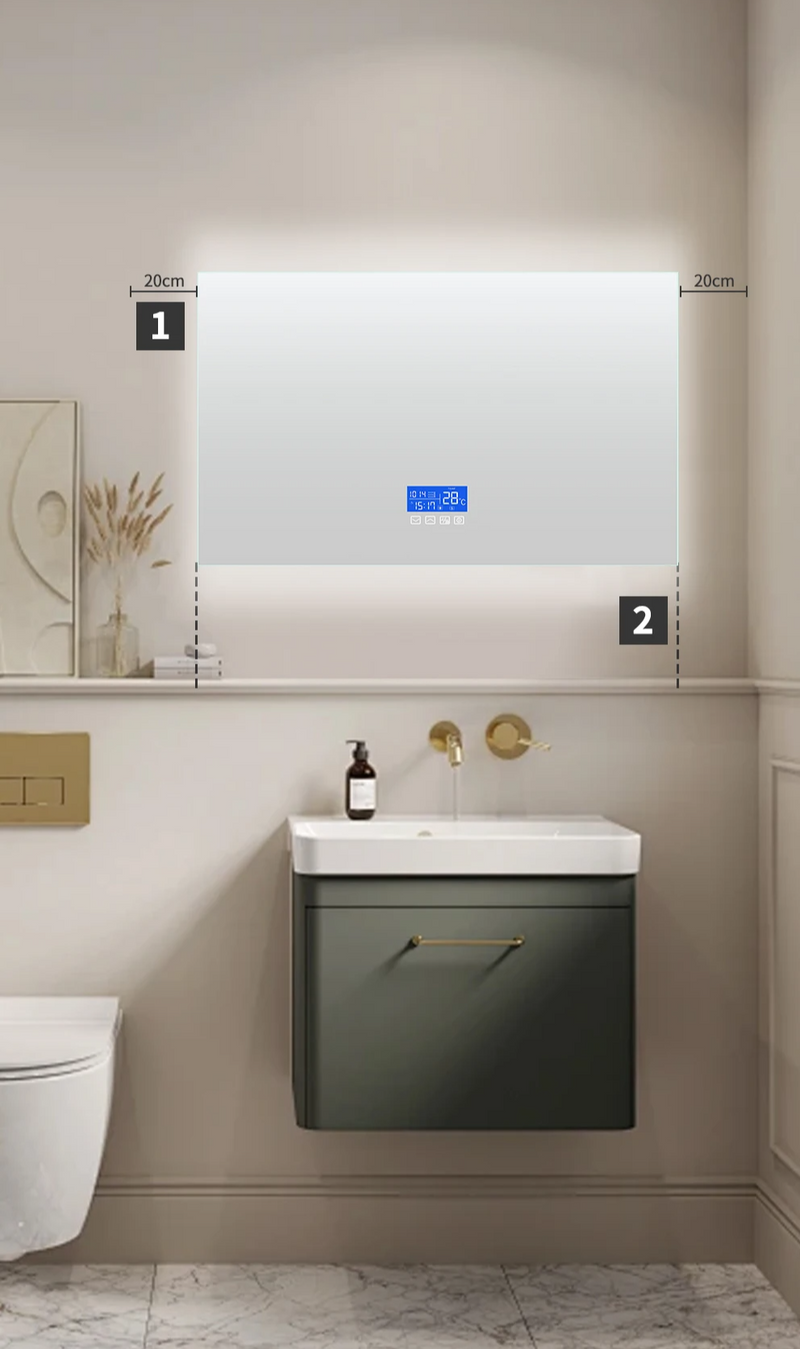 LuxoClear LED Badkamerspiegel 60x80cm