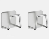 StickDry RVS Sponshouder – Zelfklevende Organizer voor Goothoek & Keukenaccessoires