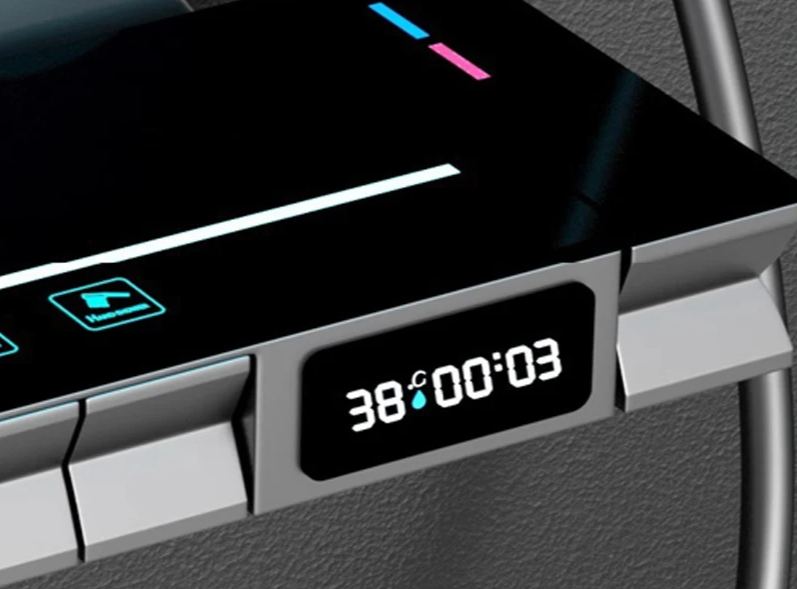 AquaLumen Luxe LED Douchepaneel met Digitale Display