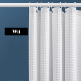 AquaWafel Luxe Douchegordijn – Extra Dik Wafelpatroon