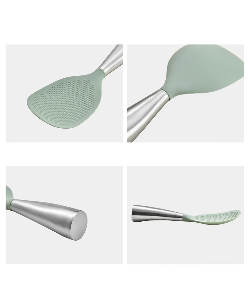 SilicaServe – Siliconen Anti-aanbak Kooklepel met Hittebescherming