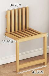 Ultra-Slanke Inklapbare Wandkruk – Ruimtebesparende Massief Bamboe Ingangsbank