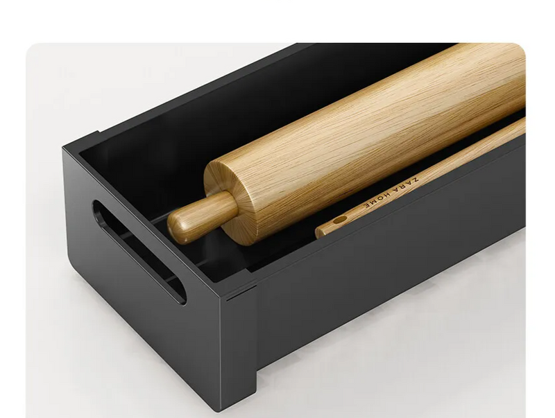 SlideDry Uittrekbaar Afdruiprek – Verstelbare Lade Organizer voor Bestek, Borden & Keukenopslag