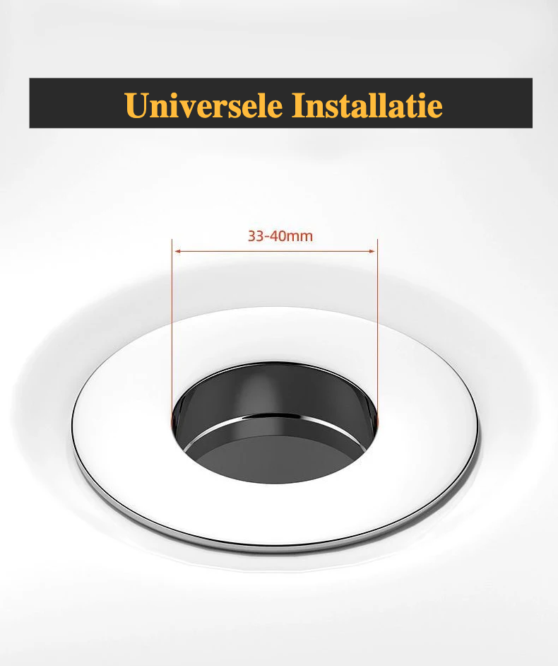 CleanSeal Universele Pop-Up Wastafelstop