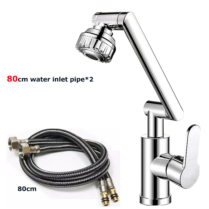 AquaFlex 360° Universele Wastafelkraan