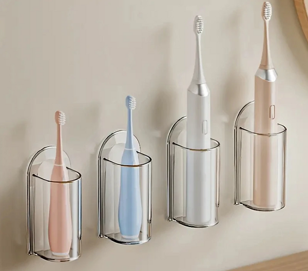 FlexMount Elektrische Tandenborstelhouder – Ruimtebesparend & Zonder Boren