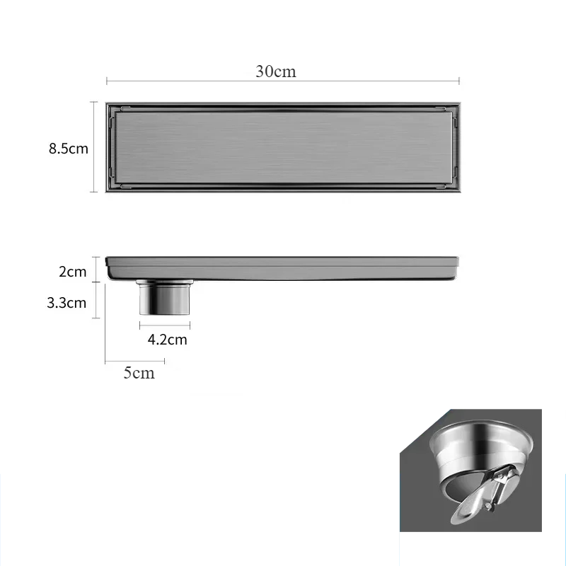 AeroDrain Luxe Douchevloerafvoer