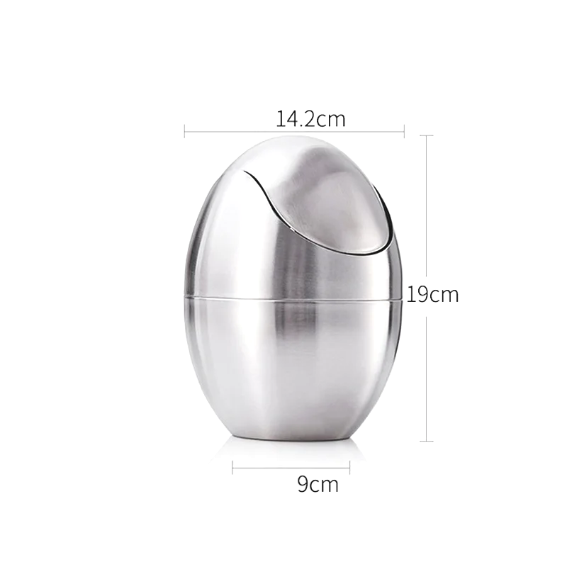 LuxBin Mini Prullenbak van Roestvrijstaal