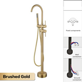 AITANA Luxe Vloerstaande Badkamerkraan