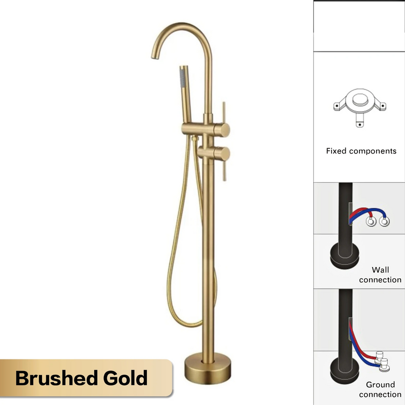 AITANA Luxe Vloerstaande Badkamerkraan