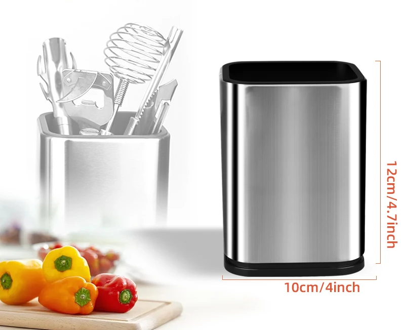 ChefPro – Luxe RVS Universeel Mesblok met Antibacteriële Eigenschappen