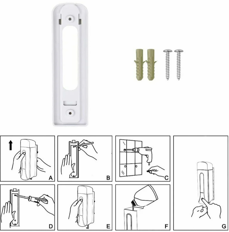 SoapEase 350ML Wandgemonteerde Zeepdispenser