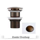 LuxDrain Pop-Up Afvoerplug – Stijlvolle Wastafel Stopper in Zwart, Goud en Rosé