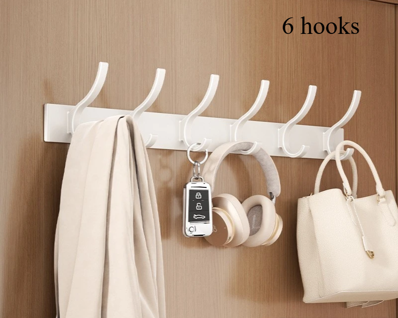 Luxe BlackHook Aluminium Wandkapstok