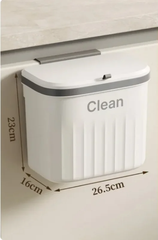 FlexiBin Wand & Hangende Keukenprullenbak – 8.5L / 12L Met Deksel