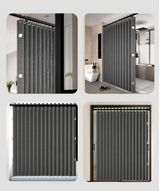 MagnaFold Opvouwbaar Douchegordijn met Magneten