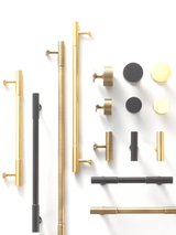 Nurlin Massief Messing Kastknoppen