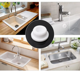 OVERFLOWSTOP – Universele Overloop Afdekdop voor Wasbak, Bad of Gootsteen