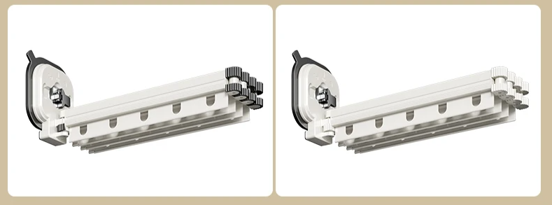 EasyTimes 2025 Opvouwbare Douchegordijn Set