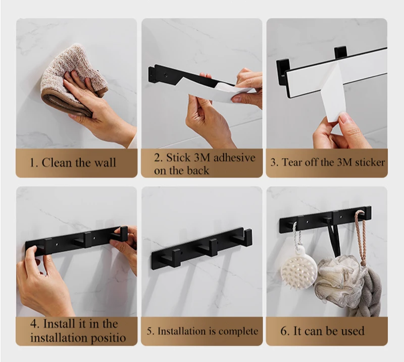 SteelLine Roestvrijstalen Wandkapstok