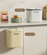 FlexiBin Wand & Hangende Keukenprullenbak – 8.5L / 12L Met Deksel