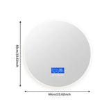 ANAJQAQIA Ronde LED Badkamerspiegel