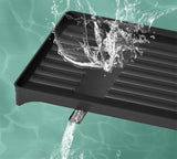 StackDry 2-Lagen Afdruiprek – Ruimtebesparend Afdruiprek met Afvoer – Voor Aanrecht, Keukenopslag & Organisatie