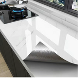 MarbleShield – Luxe Zelfklevende Marmerfolie voor Keuken & Meubels