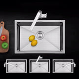 Onderbouw Keukenspoelbak | 76×43 cm – Handgemaakt 304 Roestvrij Staal