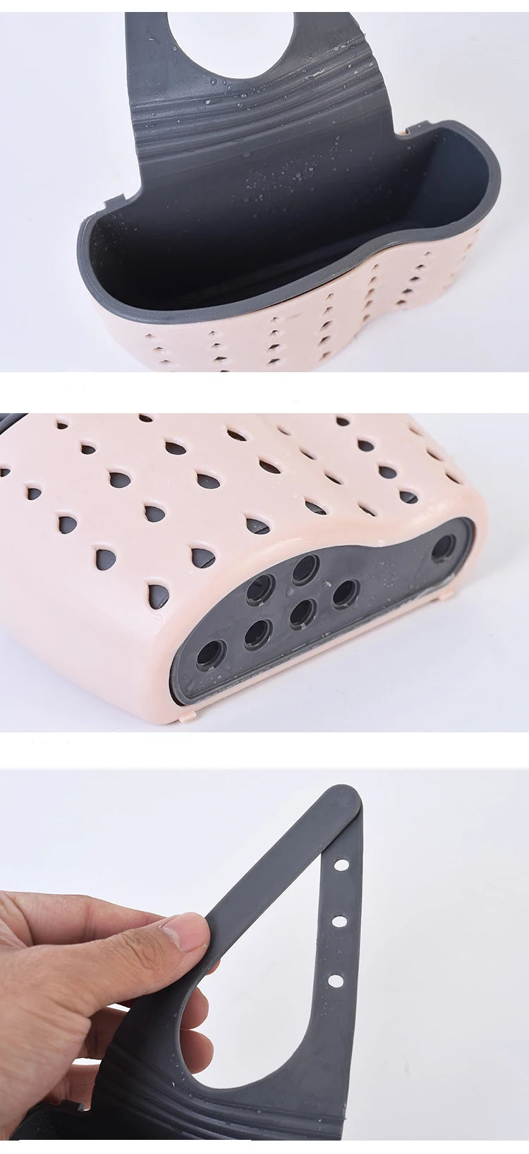 FlexiSink – Verstelbare Hangende Gootsteen Organizer | Spons- en Zeeprekje voor Keuken & Badkamer