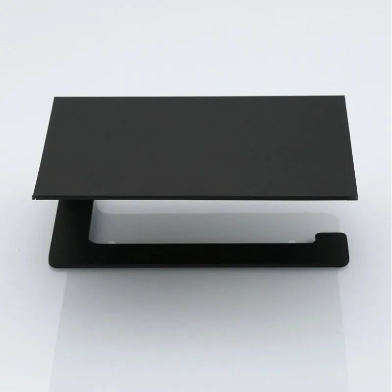 LuxuRoll Aluminium Toiletrolhouder met Telefoonplankje