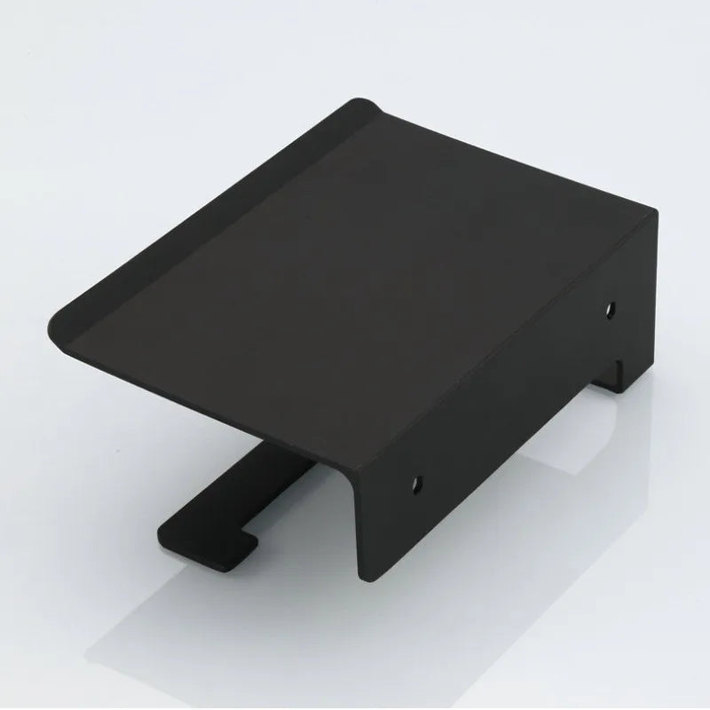 LuxuRoll Aluminium Toiletrolhouder met Telefoonplankje