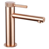 GoldKnurl One – Luxe Geborsteld Gouden Wastafelkraan met 360° Rotatie