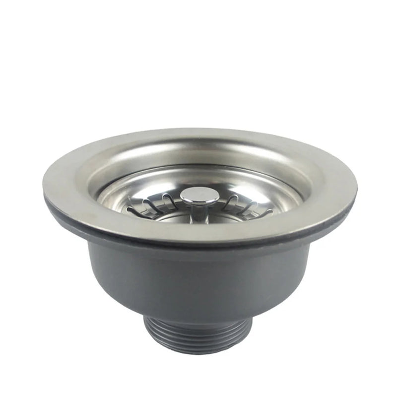 Talea RVS Gootsteenafvoer met Zeef – 114mm/110mm Pop-up Afvoerset