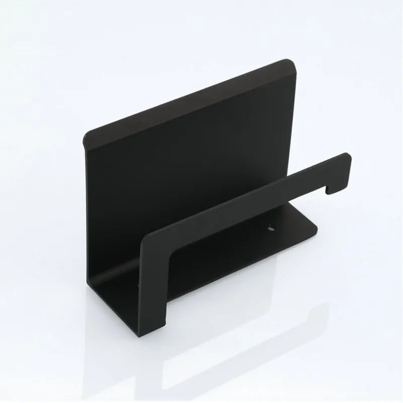 LuxuRoll Aluminium Toiletrolhouder met Telefoonplankje