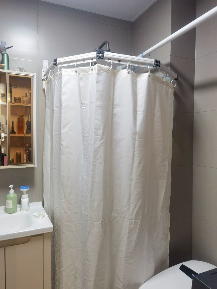 EasyTimes 2025 Opvouwbare Douchegordijn Set