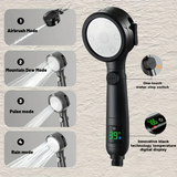 LED Douchekop met Digitale Temperatuurweergave | Hoge Druk & Waterbesparing