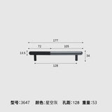 Modern Meubelhandvat – Aluminiumlegering | Diverse Maten | Inclusief Schroeven