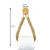 HangEasy Nagelvrije Touw Handdoekhouder & Toiletrolhouder