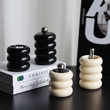 CeramiLux Creatieve Keramische Opbergpot met Deksel