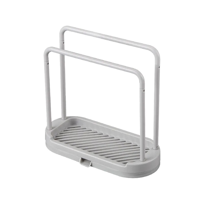 FlexiDry – Afneembare Doek- & Sponshouder voor Spoelbak en Badkamer