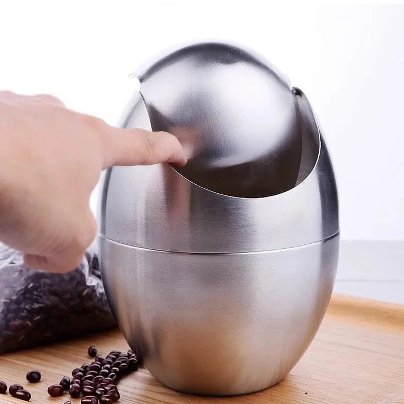 LuxBin Mini Prullenbak van Roestvrijstaal