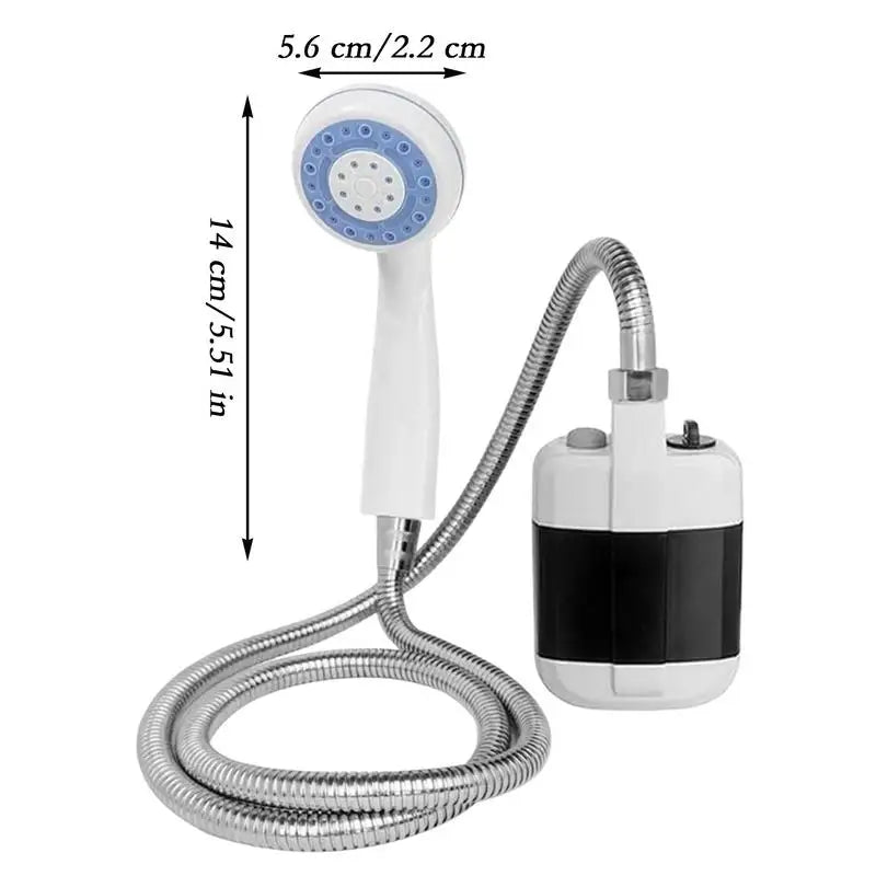 AquaNomad Draagbare Douchepomp voor Camping – Handbediende Outdoor Douche voor Reizen, Strand & Huisdieren