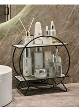 AureliaTower Luxe 2-Laags Badkamer & Make-up Organizer