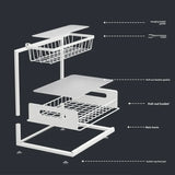 AquaStor Versterkt Keuken Gootsteen Opbergrek