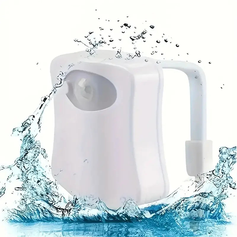 LumiSense Toilet Nachtlampje – Draadloze Bewegingssensor met 8/16 Kleuren RGB Verlichting