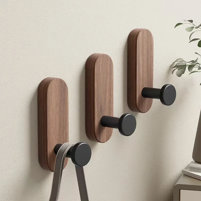 NordicWood Walnoothouten Wandhaken